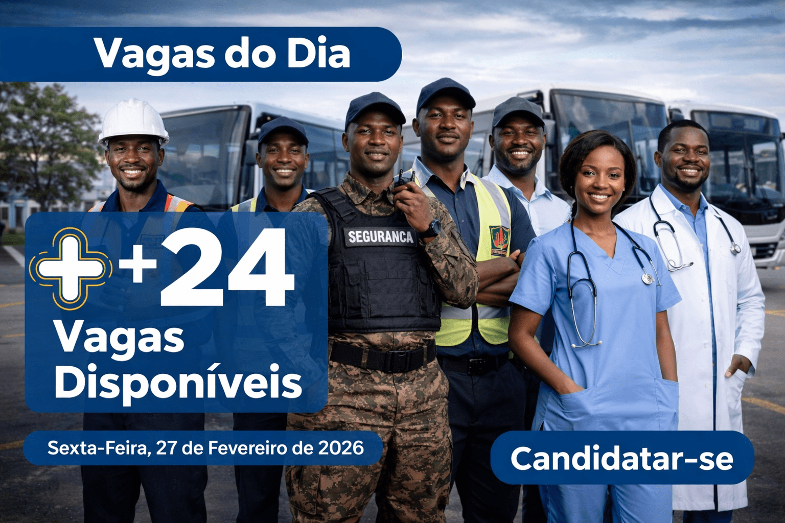 Vagas do Dia Confira 24 Vagas Publicadas nesta Sexta Feira 27 de Fevereiro de 2026